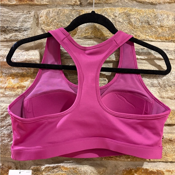 Nike Swoosh Womens Medium Support Sports Bra NWT Size XL Magenta Purple - Picture 3 of 8